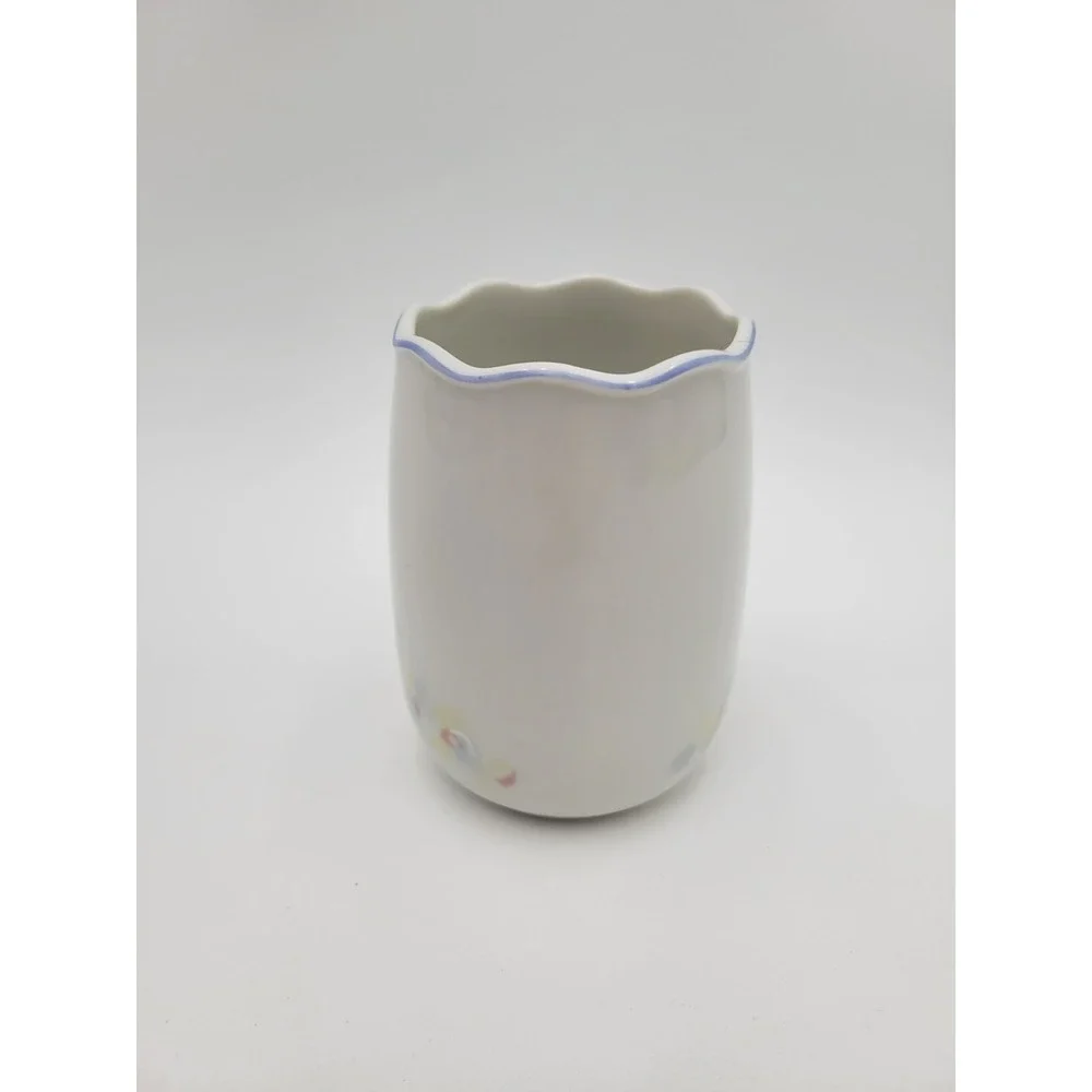 Saturday Knight Ltd Tumbler Laurette Japan Blue Flowers Vintage